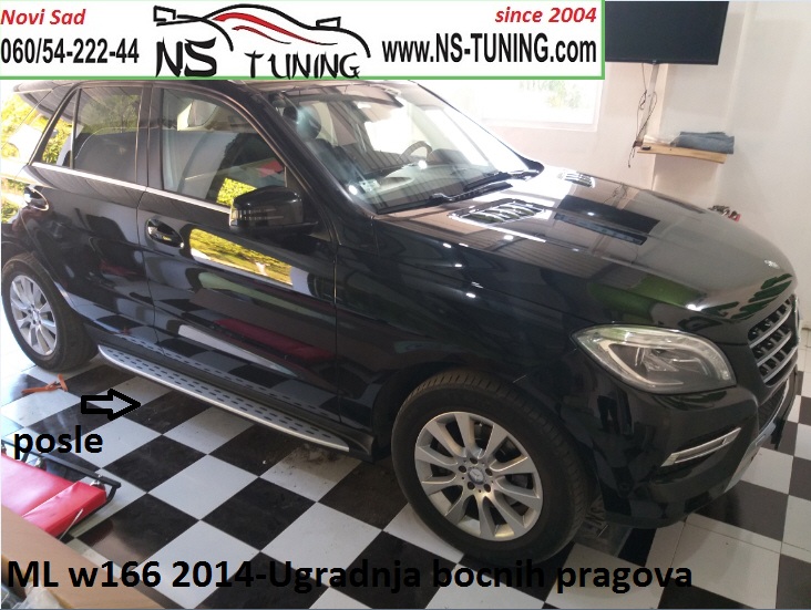 ml w166 gle mercedes bocni pragovi ugradnja novi sad beograd ns tuning servis 2012 2013 2014 2015 2016 godiste